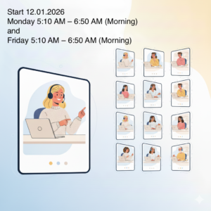 Start Date: 12.01.2026 - Learning German - Large Group Language Course: 2 Sessions per Week, 100-Minutes (Max. 20 Students)